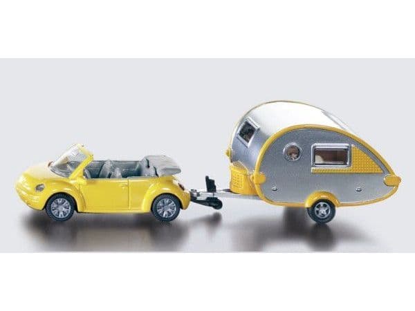 Siku Car With Trailer Caravan