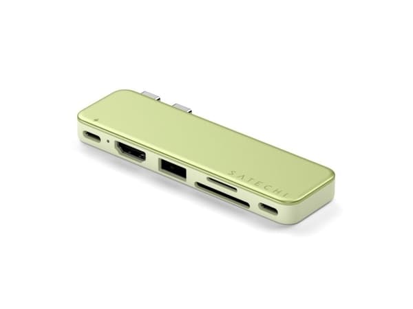 Satechi USB-C Snap Hub för MacBook Neo - Citrus