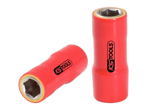 KS TOOLS 1/4" isolert stikkontakt, 4mm (117.1404)