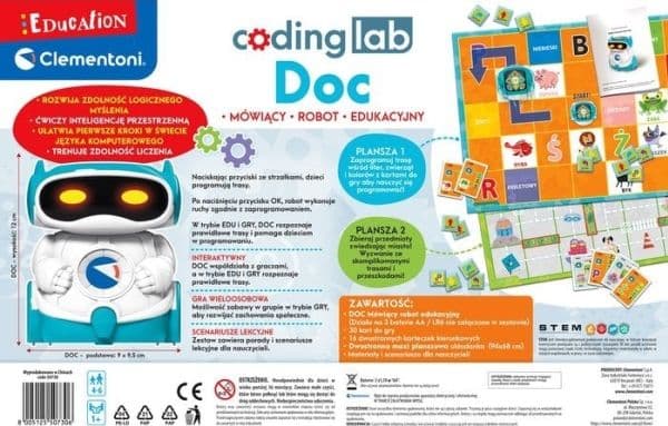 Clementoni utbildningsrobot DOC (50730)