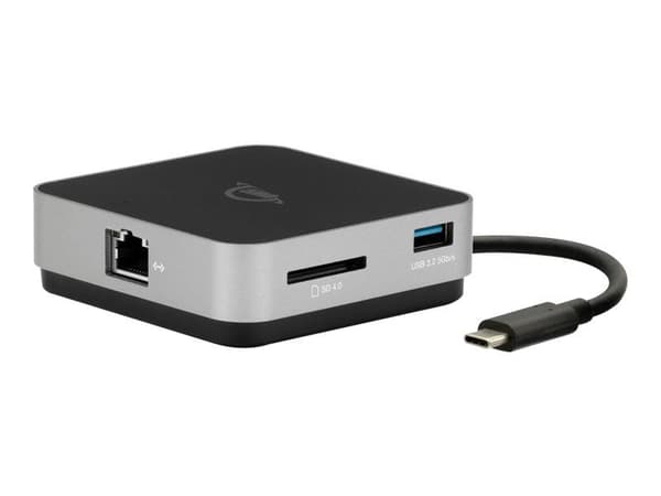 OWC Travel Dock E - Mini-dock - USB-C 3.2 Gen 1 / Thunderbolt 3 - HDMI - 1GbE