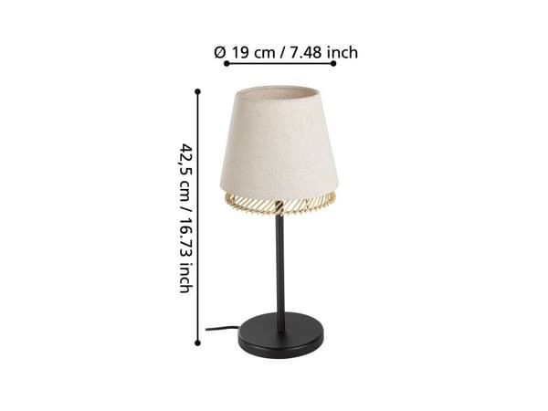 EGLO TABLEY BORD H425 E27 LUONTO