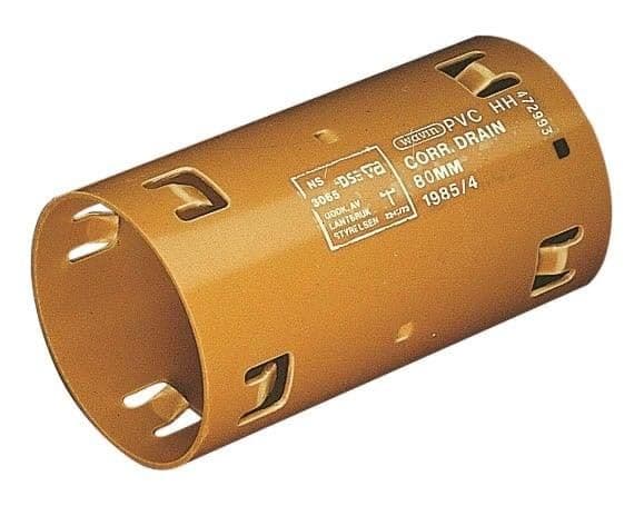 Wavin 92/80 mm PVC-avloppssamlingsmuff