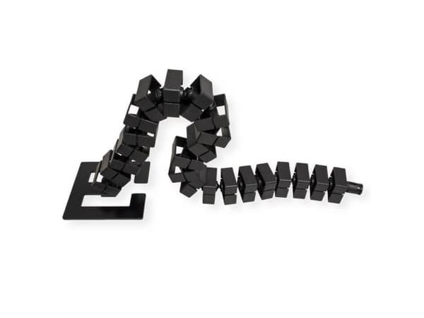 Bachmann 930.016, Kabelhantering, Svart, Polypropylen (PP), 0,76 m, 45 mm