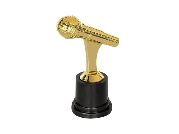 Bägare med mikrofon, 12 cm.