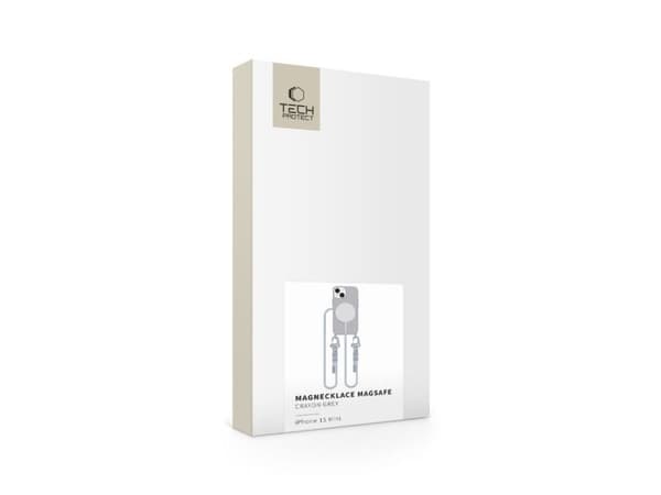 Tech-Protect TECH-PROTECT MAGNECKLACE MAGSAFE IPHONE 13 MINI CRAYON GREY