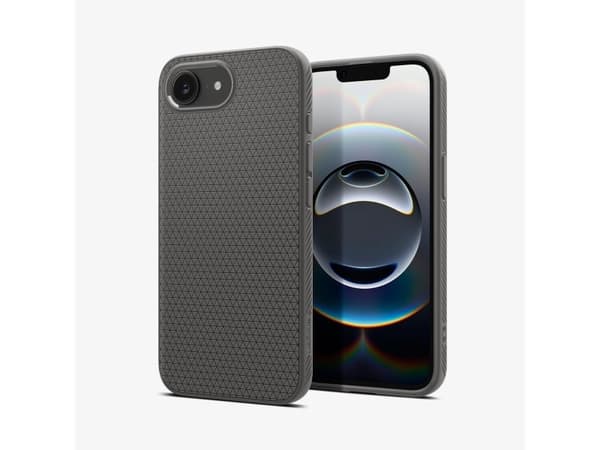 Spigen Liquid Air, Etui, Apple, iPhone 16e, 15,5 cm (6.1"), Grå