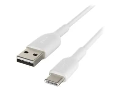 Belkin BoostCharge - USB-kabel - USB-C (hann) til USB (hann) - 15 cm - hvit