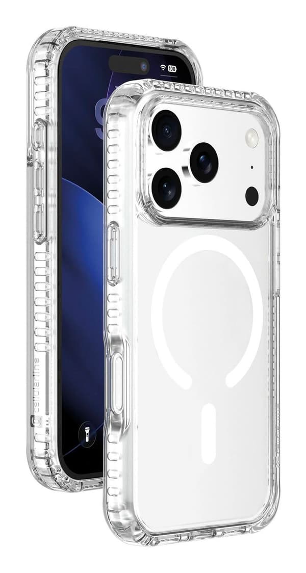 Cellularline TETRAMAG2IPH18PROT, Mobilskal, Apple, iPhone 18 Pro, 16 cm (6.3"), Transparent