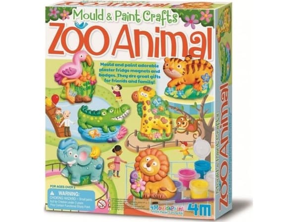 4M gipsformar Zoo