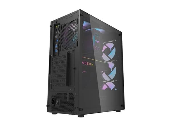Darkflash DK352 Plus datamaskindeksel + 4 vifter (svart)