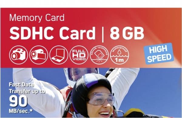 AgfaPhoto - Flashminnekort - 8 GB - Class 10 - SDHC