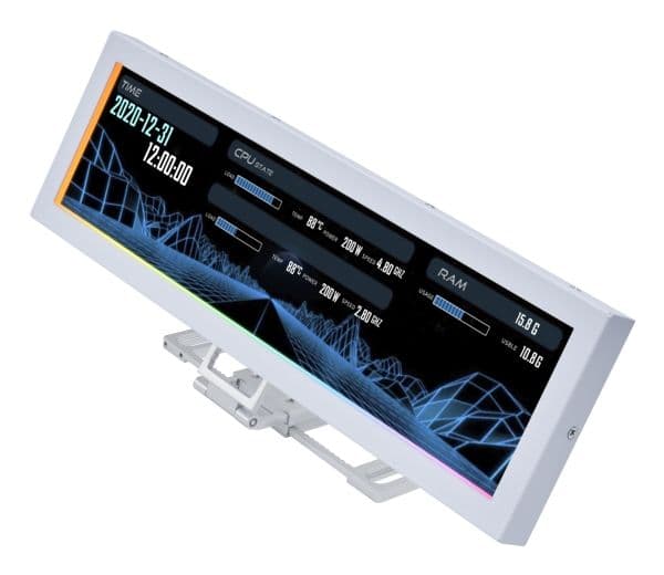 Lian Li SM088W - LCD-panelsats - vit