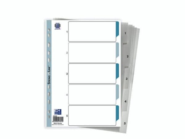 STRONG-LINE register PP A4 vit 1-5