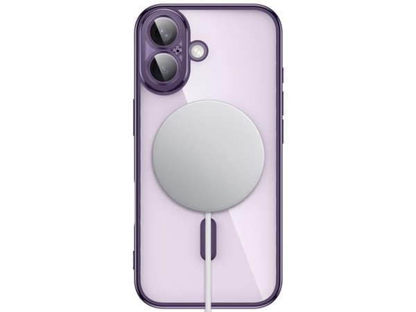 Tech-Protect MagFlex Case for iPhone 17 - Transparent Purple