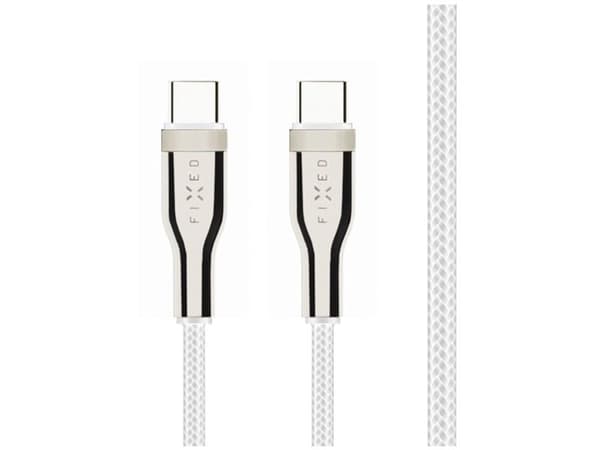 FIXED FIXDB-CC05-WH, 0,5 m, USB C, USB C, USB 2.0, 4,8 Gbit/s, Valkoinen