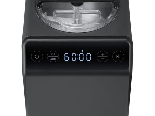 Graef IM706EU, Kompressor-iskremmaskin, 2 l, 1 boller, Sort, -18 - 35 °C, Rustfritt stål