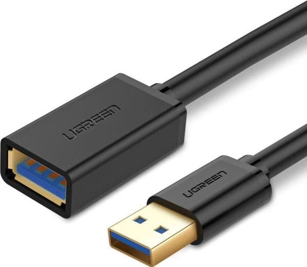 UGREEN USB 3.0-förlängningskabel 2m (svart)
