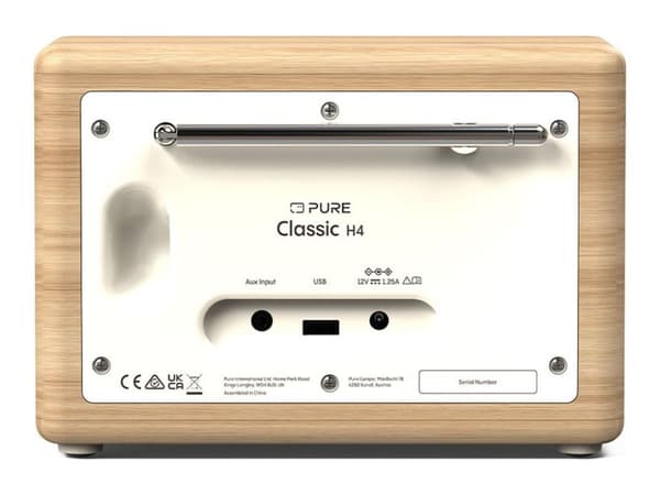 Pure Classic H4 - Lydsystem - bomullshvit, ek