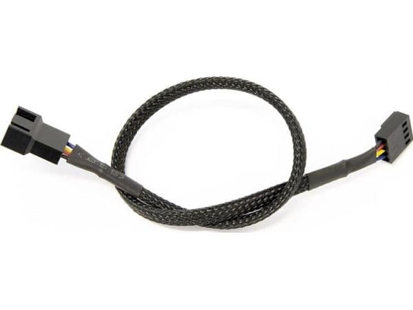Watercool 4-pins PWM-forlenger, sort - 30cm