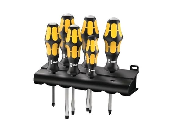 Wera Wera Schraubenzieher-Set 932/6 Rack Phillips Schlitz