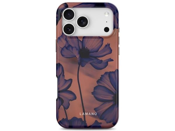 Tech-Protect Lamano MagSafe case for iPhone 18 Pro / 17 Pro - navy blue and brown