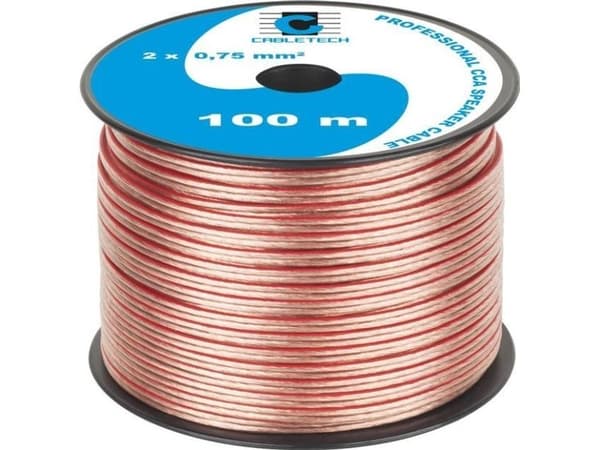 Cabletech kaiutinkaapeli CCA 0.75mm