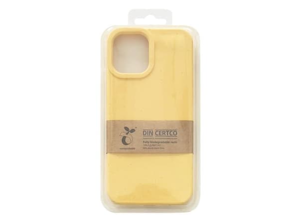Eco Case silikonfodral till iPhone 14 Plus (nedbrytbart) - gul