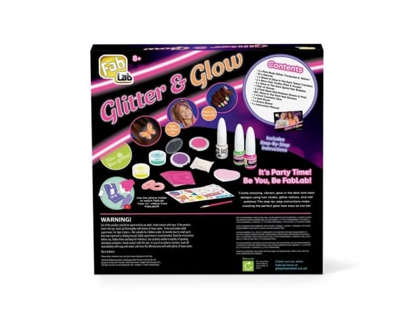 FABLAB, Glitter och Glow Party Set