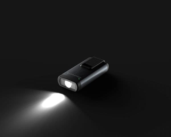 Led Lenser K6R, Avaimenperä taskulampulla, Musta, Harmaa, Polykarbonaatti (PC), IPX2, LED, 1 lamppu(t)
