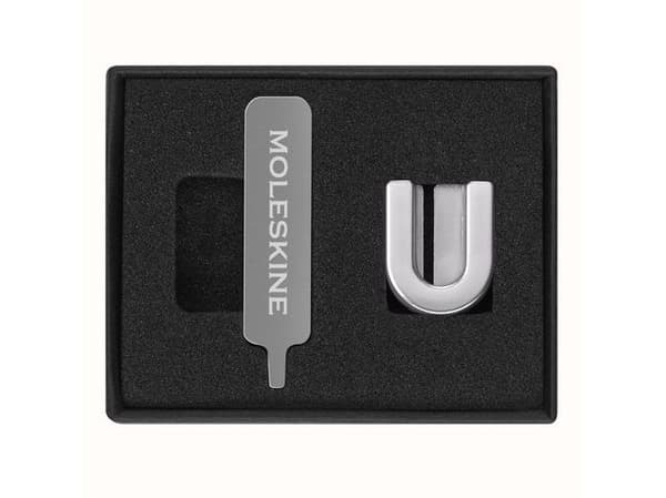 Moleskine Pins U Sølv