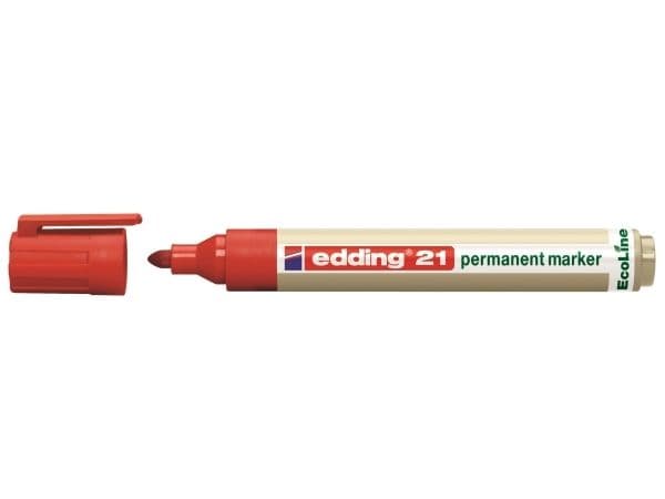 Permanent markeringspenna edding EcoLine 21, röd