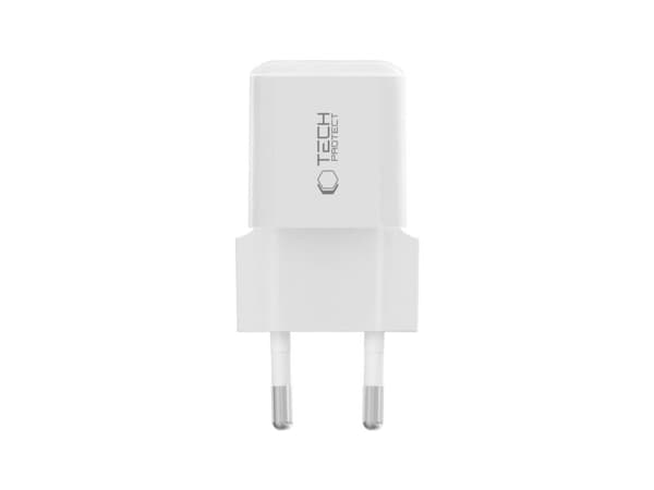 Tech-Protect NCM25 1-port nettlader PD 25W hvit