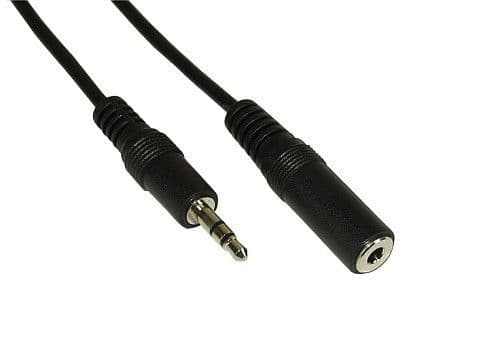 InLine 99935, 3.5mm, Hankjønn, 3.5mm, Hunkjønn, 5 m, Sort