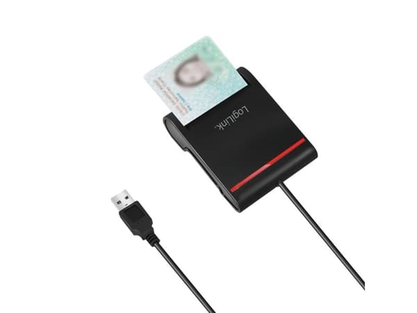 LogiLink CR0047, USB 2.0, Sort, 64 g