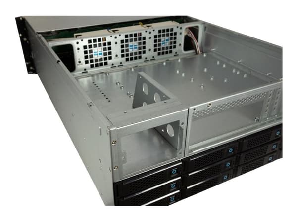 Inter-Tech IPC 4U-4736 - Rackmonterbar - 4U - SSI EEB - ingen strømforsyning (ATX) - USB