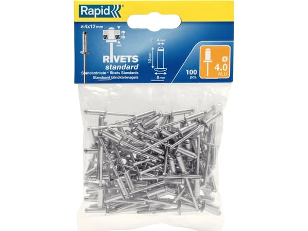 Rapid Standardnitar ?4,0 x 12 mm - 100 st.