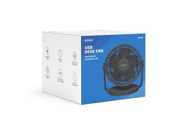 Savio AD-03 fläkt vit
