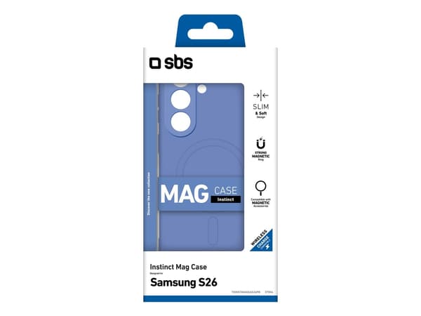 SBS Instinct Mag, Etui, Samsung, S26, Blå