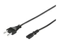 MicroConnect Power Cord Notebook - Strömkabel - 3 m - svart