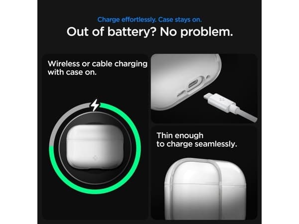 Spigen Liquid Crystal, Kotelo, Polykarbonaatti (PC), Läpinäkyvä