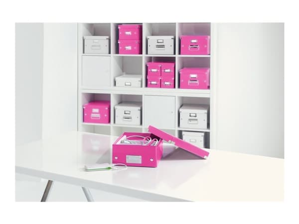 Leitz Click & Store - Förvaringsbox - rosa