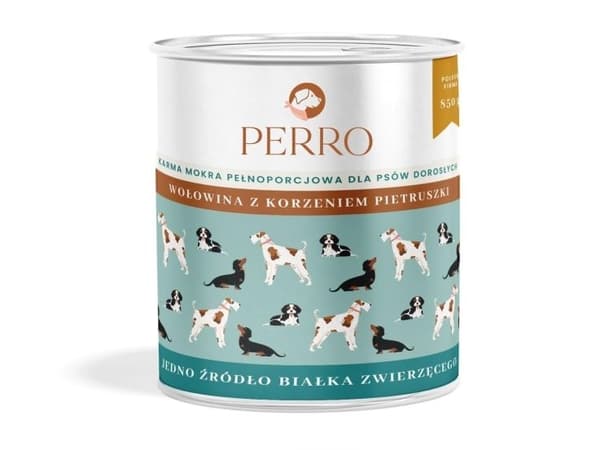 PERRO Beef with parsley root våtfoder för hund 850 g