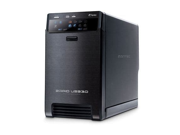FANTEC QB-X2US3R - Harddiskarray - 2 brønner (SATA-600) - USB 3.0 (ekstern)