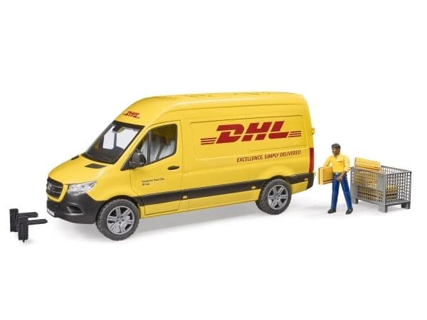 Bruder Mercedes-Benz Sprinter DHL with driver toy