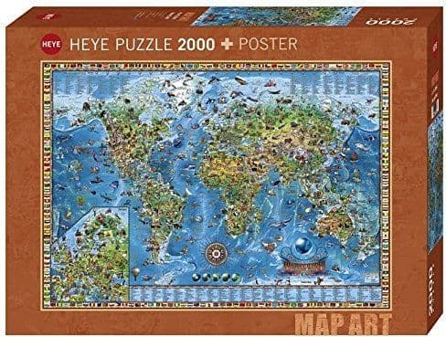 Heye Amazing World, 2000 kpl, Kartat