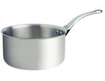 de Buyer Affinity, Allsidig gryte, Rustfritt stål, Rustfritt stål, 1,2 L, 1 stk, 14 cm