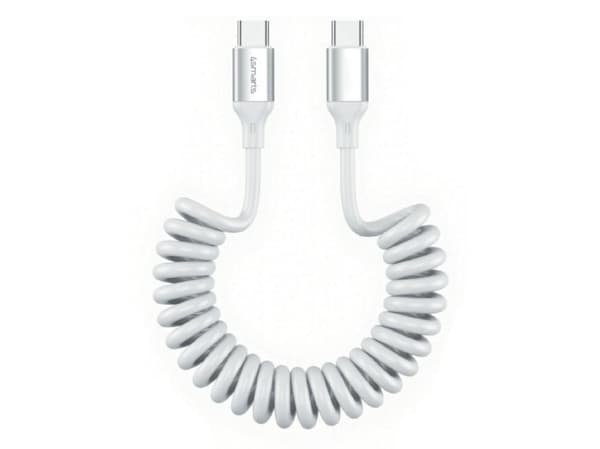 4smarts 541601, 1,35 m, USB C, USB C, 0,48 Gbit/s, Vit
