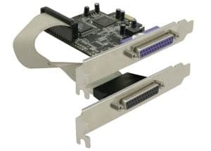 Delock PCI Express Card 2 x Parallel - Parallell adapter - PCIe - parallell - 2 portar