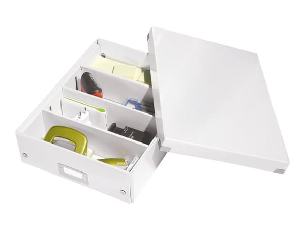 Leitz Click & Store WOW Medium - Lagerboks - hvit